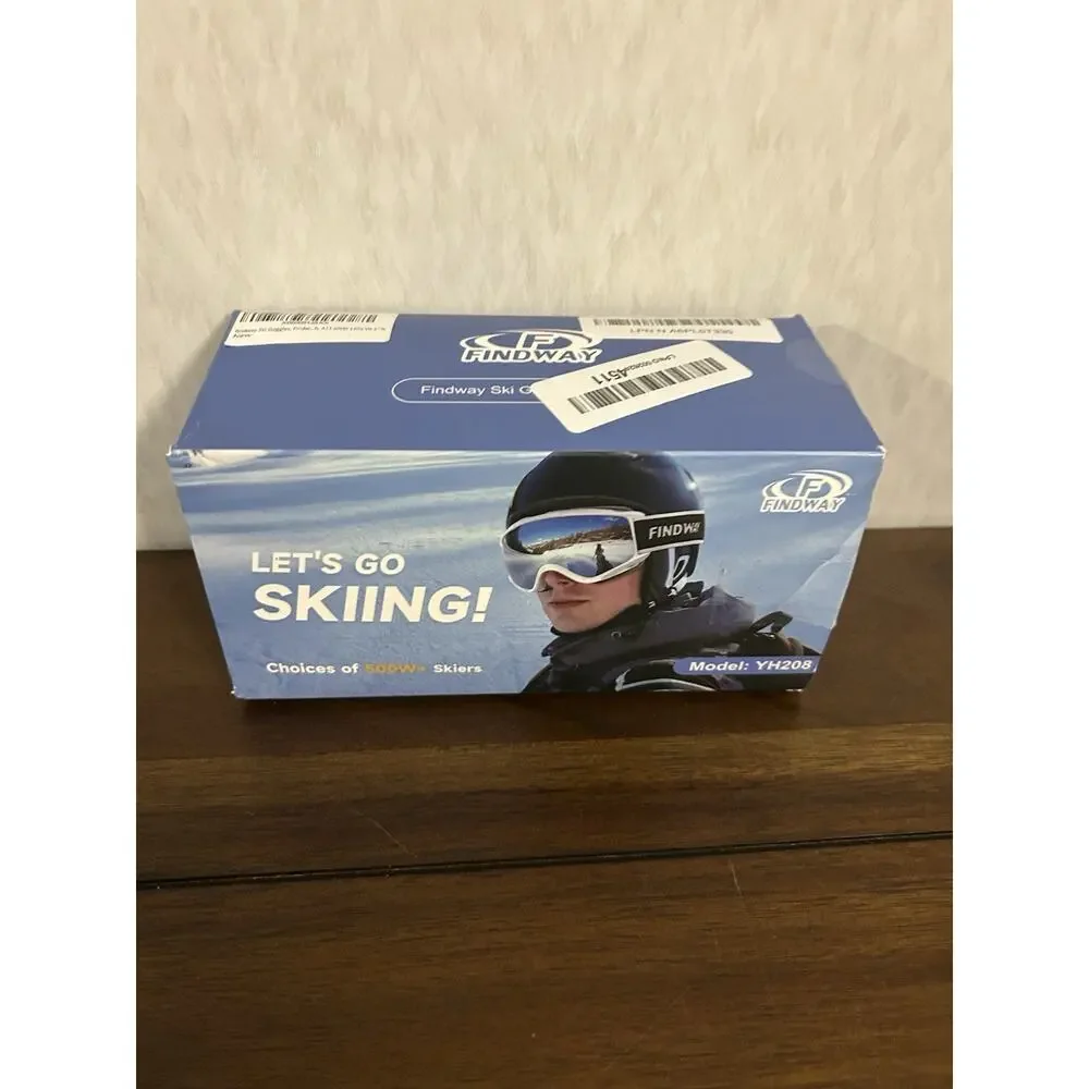 Findway Ski Goggles Pink And White